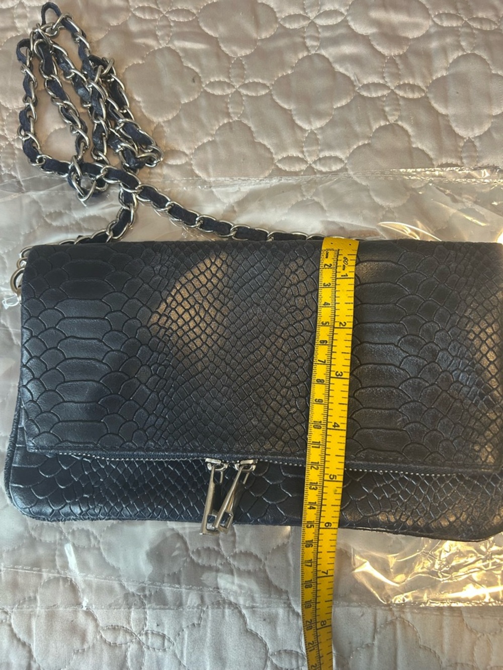 VERA ITALY "Jolda"Luxurious Italian Shoulderbag made of Genuine Leather in Italy - Picture 11 of 12